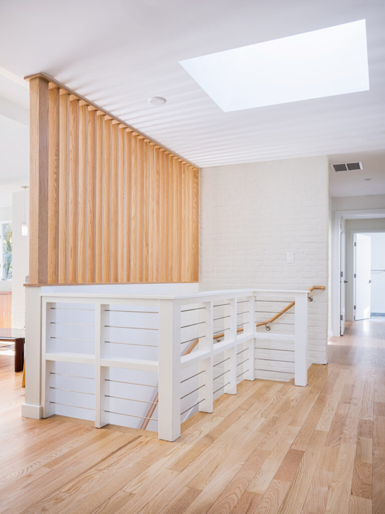 Pondside mid century stairwell