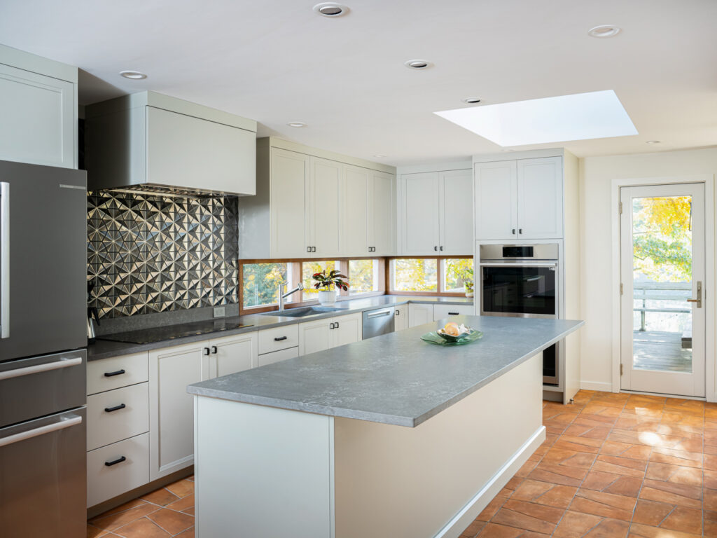 Pondside mid century kitchen